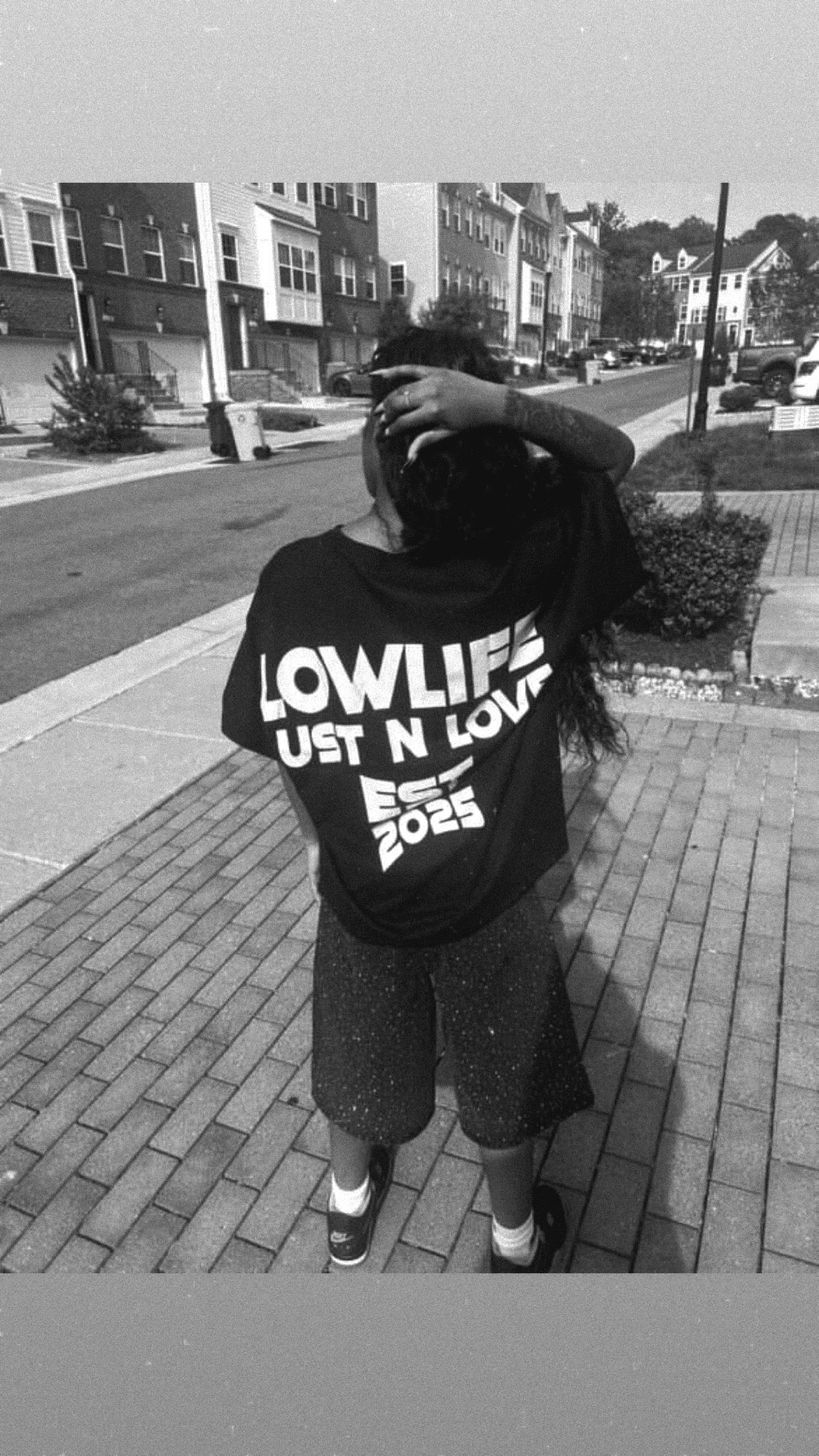 Black Lust n love Boxy tee ! - Lowlife lust n love