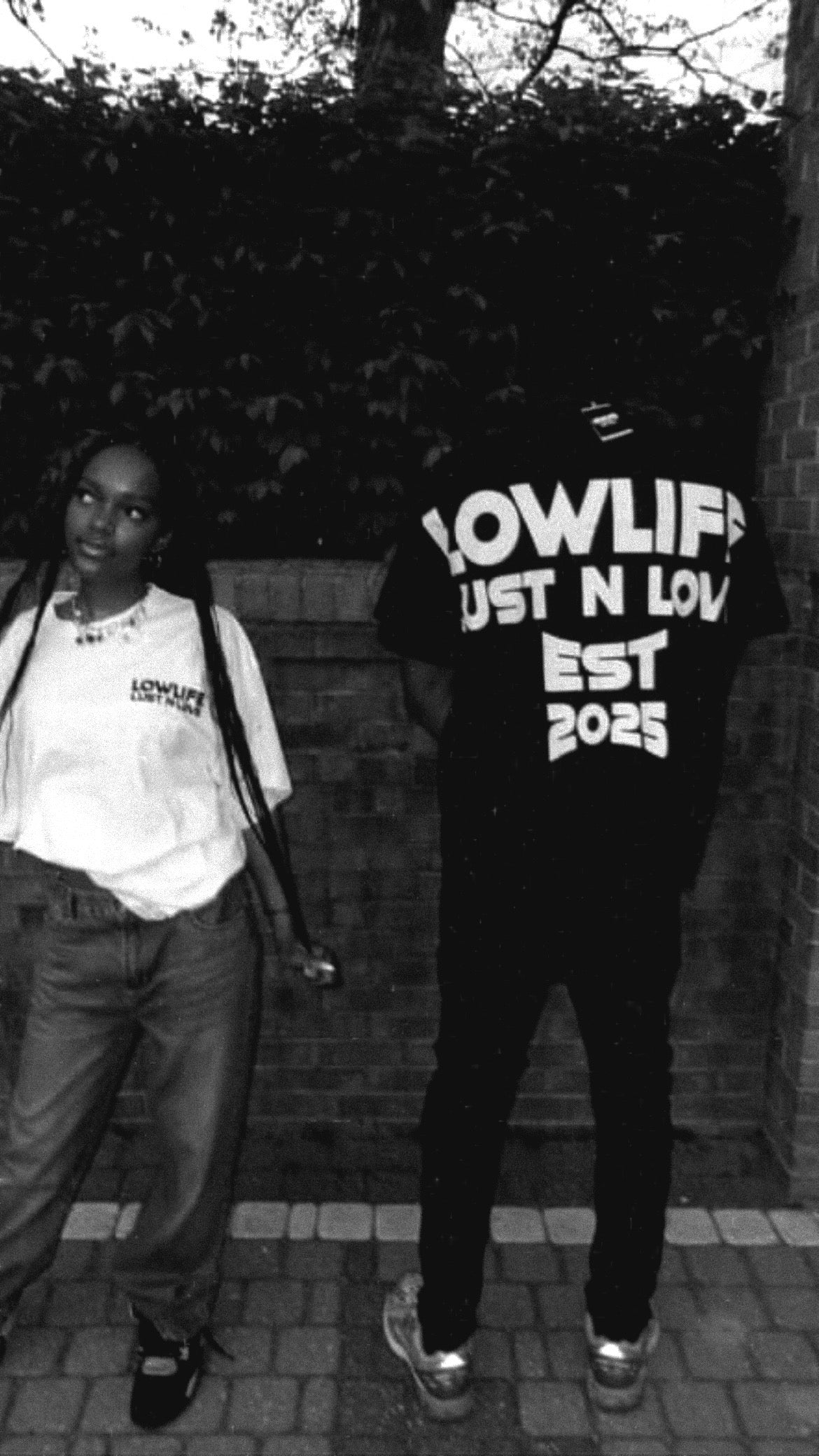 White Lowlife Boxy tee! - Lowlife lust n love