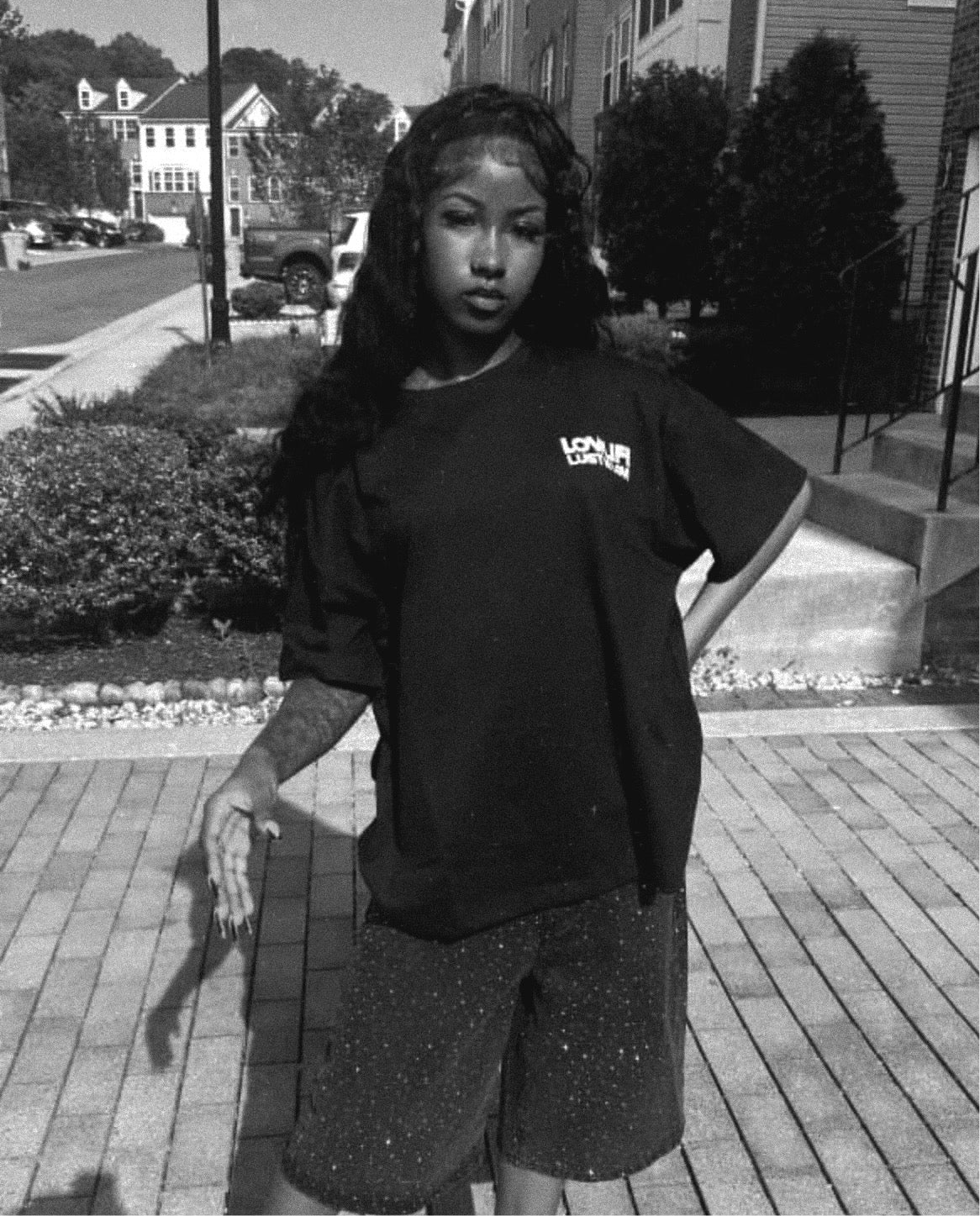 Black Lust n love Boxy tee ! - Lowlife lust n love