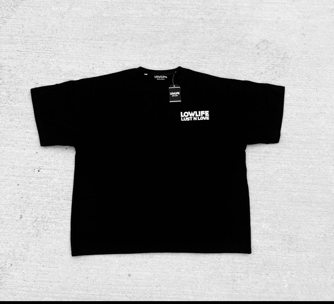 Black Lust n love Boxy tee ! - Lowlife lust n love