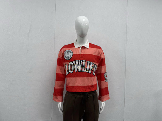 Lowlife Uni Rugby Red Shirt